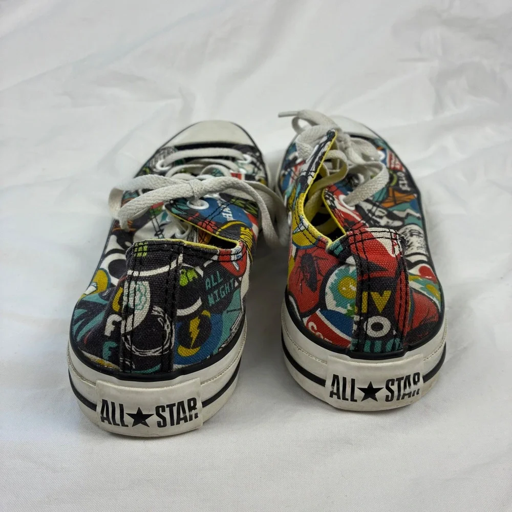 Converse Chuck Taylor All Star Comic Pop Art Low Sneakers Mens 8 Pop Art